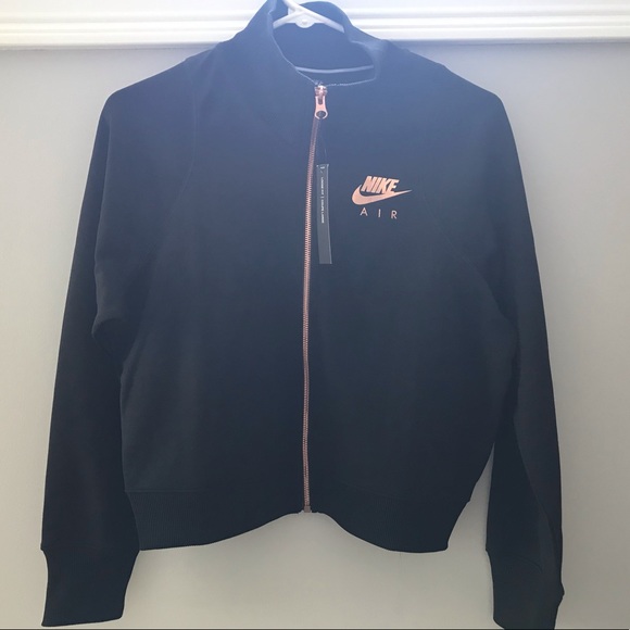 Nike Other - Nike Rose Gold Metallic Air Track Jacket